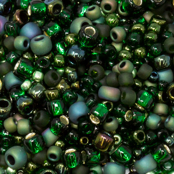 Toho Multi Shape / Color - Bonzi - Green / Black Mix