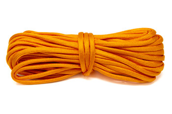 Parachute Cord 4mm 7 Strand Core Polyester -  Orange - 33 ft