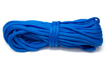 Parachute Cord 4mm 7 Strand Core Polyester -  Blue - 33 ft