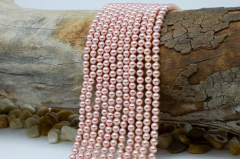 South Sea Shell Pink 4mm Round