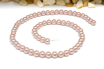 South Sea Shell Pearl Pink 6mm Round