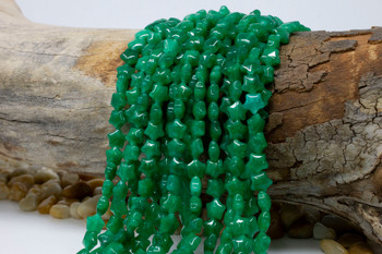 Jade Polished 8mm Round Dyed Emerald