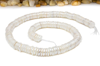 Shell Pearl Ivory 2x8.5mm Heishi