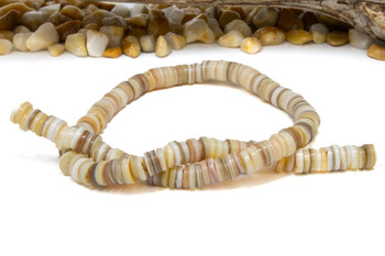 Natural Shell 8.5mm Polished Heishi