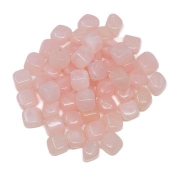 Imitation Gemstone 11x9mm Acrylic Pastel Pink Marble Nuggets - 1.8mm Hole - 50 Beads