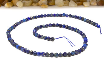 Lapis Natural Polished 4mm Round