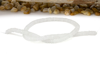 Jade Polished 2x6mm Smooth Rondelle - Dyed Opalite