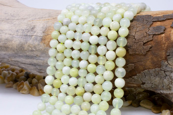New Jade Polished 8mm Round