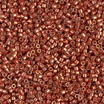 Delicas Size 11 Miyuki Seed Beads -- 1837 Duracoat Galvanized Pink Blush