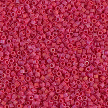 Delicas Size 11 Miyuki Seed Beads -- 362 Red Luster Matte
