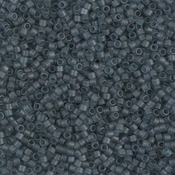 Delicas Size 11 Miyuki Seed Beads -- 387 Transparent Montana Matte