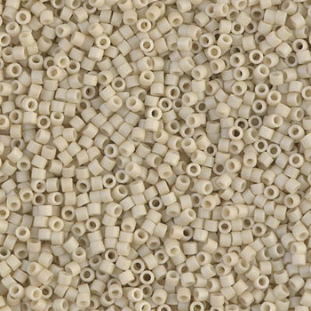 Delicas Size 11 Miyuki Seed Beads -- 388 Opaque Bone Matte