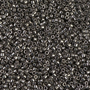 Delicas Size 11 Miyuki Seed Beads -- 452 Galvanized Dyed Khaki