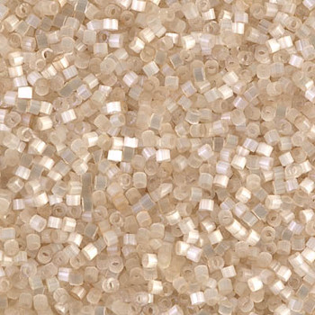 Delicas Size 11 Miyuki Seed Beads -- 673 Light Cream Satin Silk