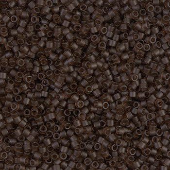 Delicas Size 11 Miyuki Seed Beads -- 769 Transparent Root Beer Matte