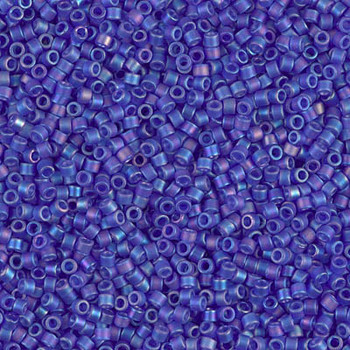 Delicas Size 11 Miyuki Seed Beads -- 864 Cobalt AB Matte