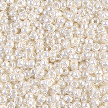 Size 8 Miyuki Seed Beads -- 591 Pearl Ceylon