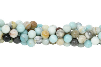 Amazonite Multi Color Polished 12mm Faceted Round