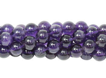 Amethyst A Grade Polished 10mm Round