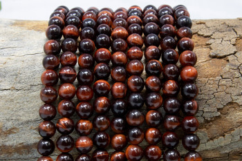 Red Tiger Eye Grade A Polished 6mm Round