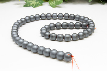 Hematite Matte 8mm Round