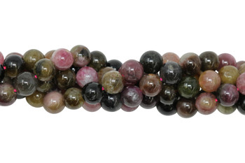 Tourmaline Multi Color Polished 7mm Round