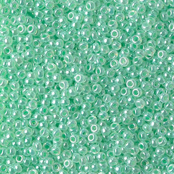 Size 11 Miyuki Seed Beads -- 520 Mint Green Ceylon