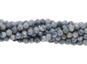 Light Blue Sapphire Polished 3mm Faceted Round