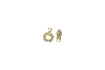 Gold Plated Ball and Socket Clasp 6mm