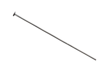 Gunmetal 1.5" Long 24 Gauge Head Pins - 20 Pieces