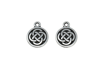 Celtic Round  - Silver Plated