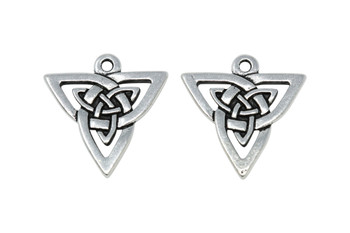 Open Triangle  - Silver Plated