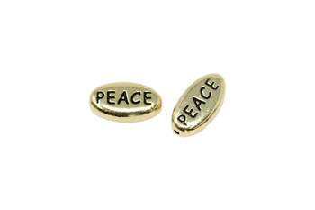 Peace Bead - Gold Plated
