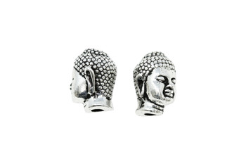 Large Hole Buddha  - Silver Plated