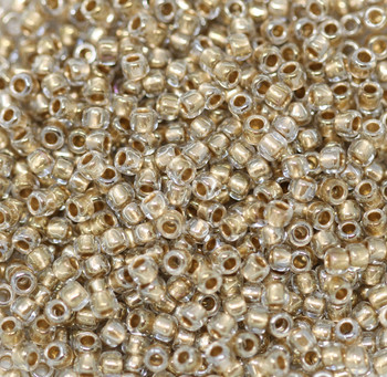 Size 8 Toho Seed Beads -- 378 Antique Gold Lined