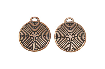 Small Labyrinth - Copper Plated