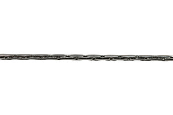 Gunmetal 0.7mm Beading Chain - Sold By 6 inches