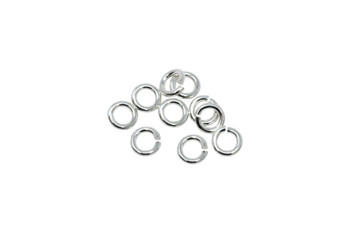 Sterling Silver 3mm Round 22 Gauge OPEN Jump Rings - 10 Pieces