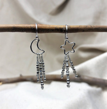 Sterling Silver Ball End Earring Wires - 2 Pairs