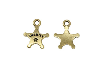 Sheriff Badge - Gold Plated