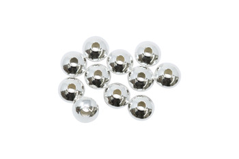 Sterling Silver Polished 3.3x2mm Saucer Beads - 10 Pieces