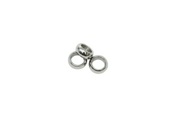 Stainless Steel 3x8mm Spacer Bead - Large Hole
