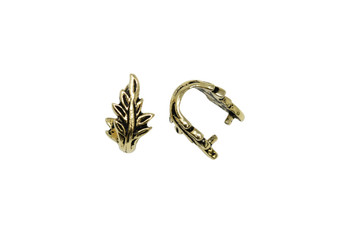 Botanical Pinch Bail - Gold Plated