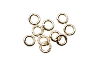 14K Gold Filled 4mm Round 19 Gauge OPEN Jump Rings - 10 Pieces