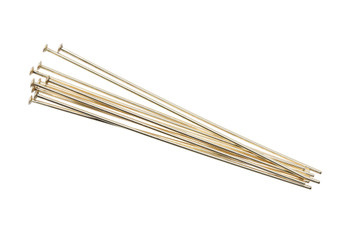 14K Gold Filled 1.5" Long 24 Gauge Head Pins - 10 Pieces