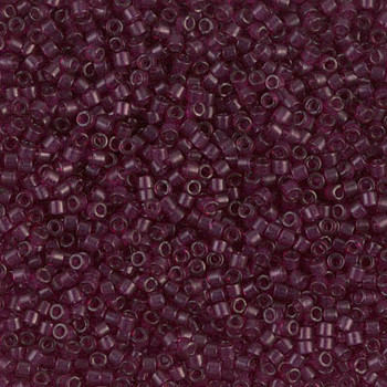 Delicas Size 11 Miyuki Seed Beads -- 1312 Dyed Transparent Wine