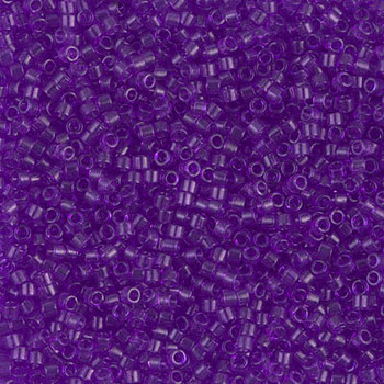 Delicas Size 11 Miyuki Seed Beads -- 1315 Dyed Transparent Violet