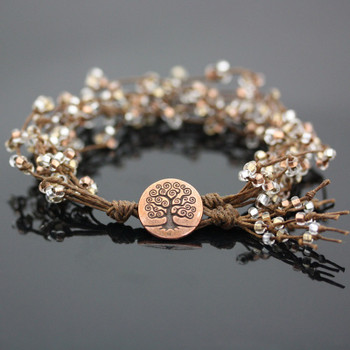 Metallic Tree of Life Bracelet