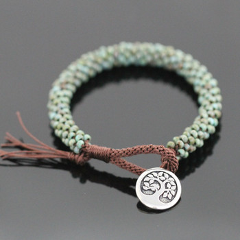 Kumihimo Bracelet Kit - Turquoise