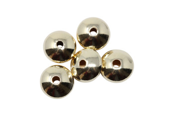 14K Gold Filled 7.3x3.6mm Saucer Beads - 10 Pieces